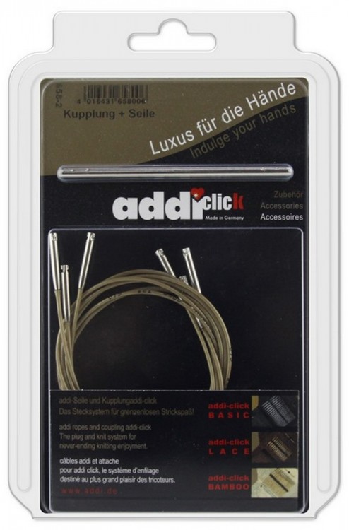 Addi 658-7/000 Набор дополнительных лесок 60, 80, 100 см и соединительное устройство к AddiClick