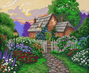 Collection D'Art 11511 Ткань с рисунком для вышивания