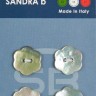 Sandra CARD027 Пуговицы, натуральный