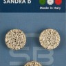 Sandra CARD227 Пуговицы, золотой металлик