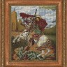 Мир багета 29БК 1417-980_ПЛ Рама для иконы "Георгий Победоносец" Радуга бисера