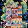 Набор для вышивания LetiStitch 937 Fairy tale house (Сказочный домик)