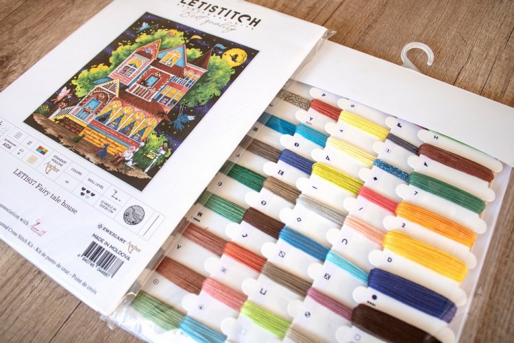 Набор для вышивания LetiStitch 937 Fairy tale house (Сказочный домик)