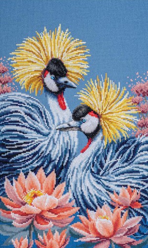 Lanarte PN-0216165 Black Crowned Cranes (Журавли в черных венках)