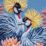 Набор для вышивания Lanarte PN-0216165 Black Crowned Cranes (Журавли в черных венках)