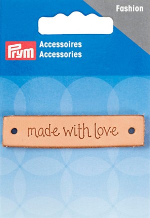 Prym 403797 Эмблема для пришивания "Made with love»"
