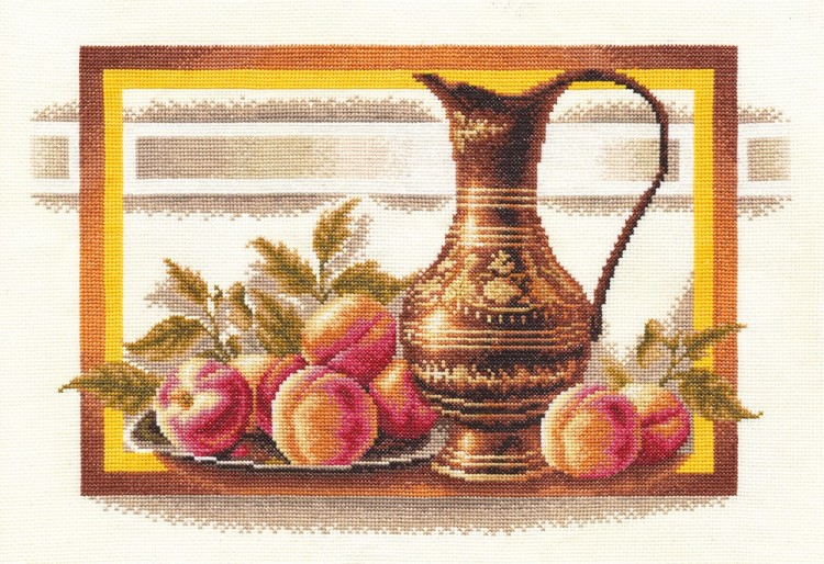 Набор для вышивания Панна N-0295 (Н-0295) Натюрморт с персиками
