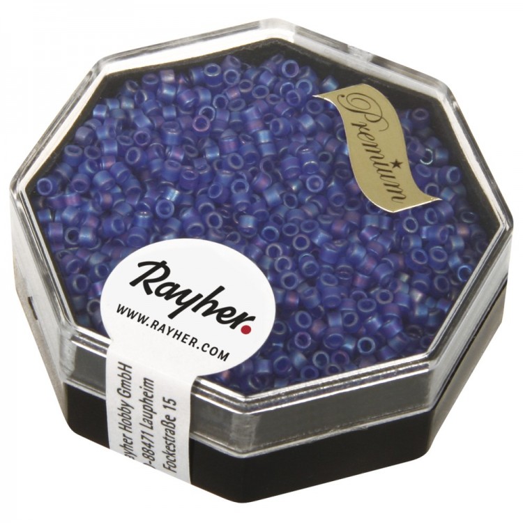 Rayher 14763376 Бисер Miyuki цилиндрический "Delica rocaille"