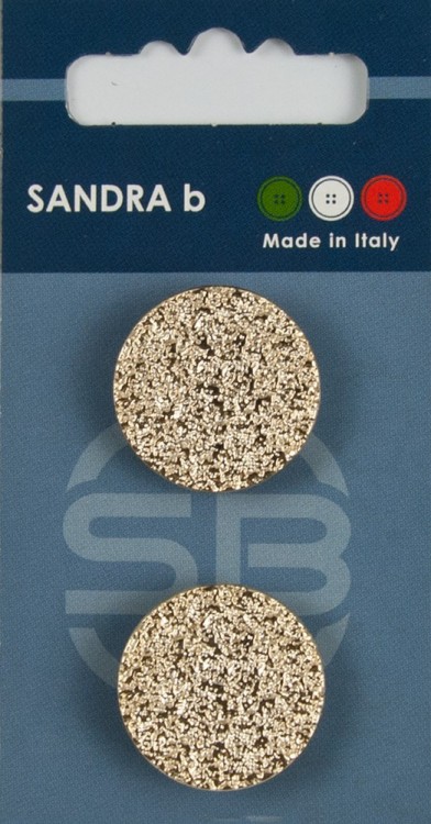 Sandra CARD228 Пуговицы, золотой металлик