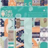 Docrafts PMA160194 Набор бумаги для скрапбукинга и бумаги с высечкой Owl Folk