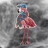 Набор для вышивания Mill Hill MH182123 Fall Flamingo (Осенний фламинго)