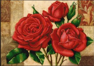 Конек 9867 Красные розы