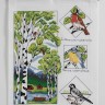 Набор для вышивания Anchor 02107 Birch and Birds (Береза и птицы)