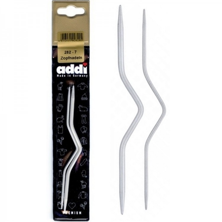 Addi 282-7 Спицы для вязания кос и жгутов, металл