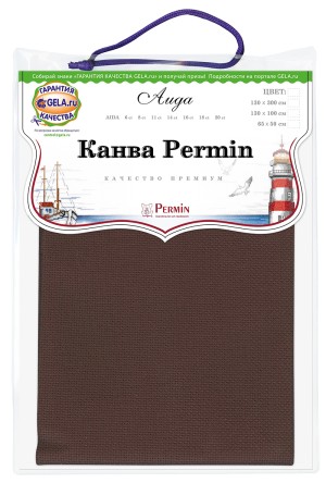 Permin 357/50/170 Канва Aida 14ct - отрез 50 x 65 см