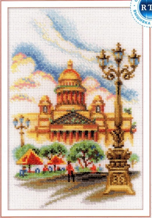 Набор для вышивания РТО M291 Исаакиевский собор, г. Санкт-Петербург