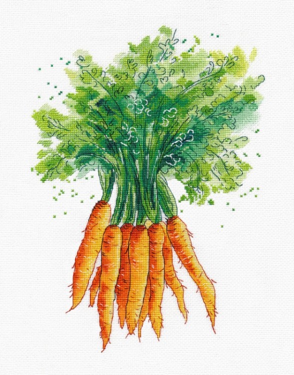 Набор для вышивания Овен 1486 Морковь