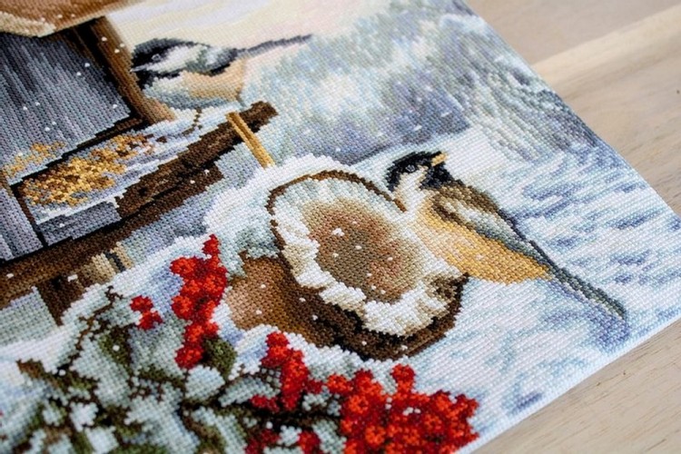 Набор для вышивания Luca-S BU4021 Птичий домик