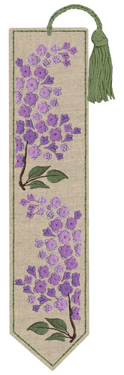 Набор для вышивания Le Bonheur des Dames 4729 Закладк "Bookmark Lilac" (Лилии)