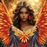 Конек 1507 Девушка - Феникс