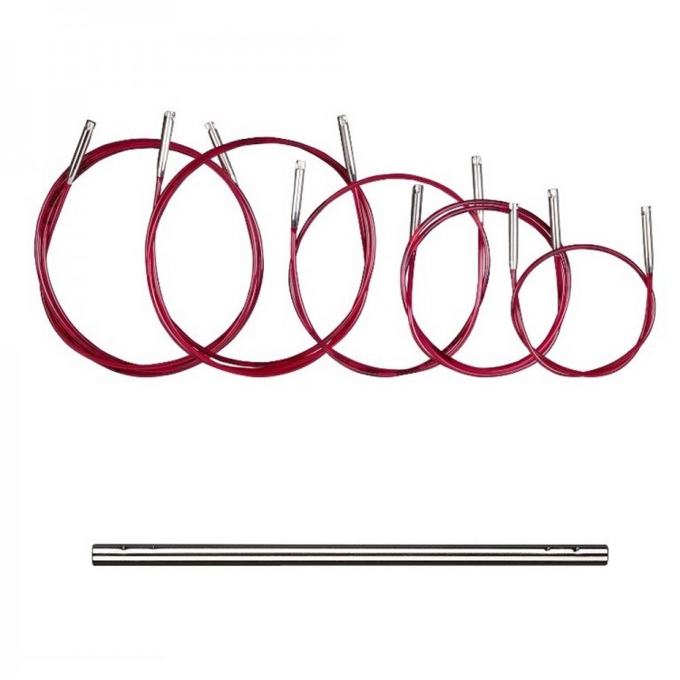 Addi 758-7/000 Набор дополнительных лесок 40, 50, 60, 80, 100 см и соединительное устройство к AddiClick