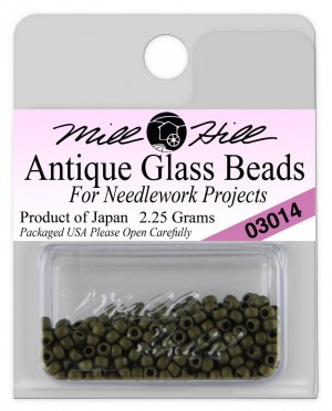 Mill Hill 03014 Matte Olive - Бисер Antique Seed Beads