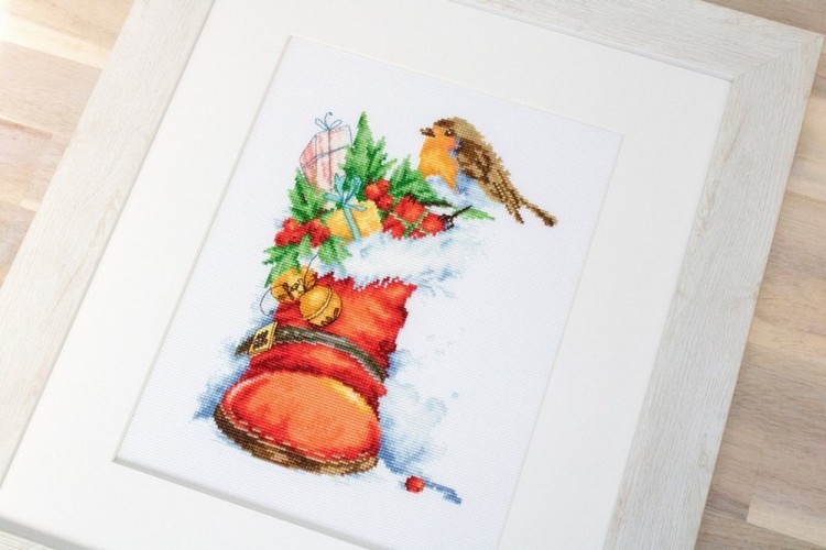 Набор для вышивания Luca-S B2310 Рождественский сапожок