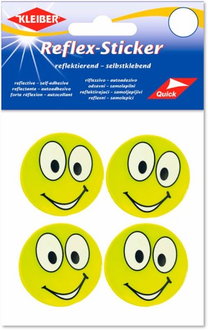 Kleiber 611-89 Аппликации самоклеящиеся светоотражающие "Счастливое лицо"