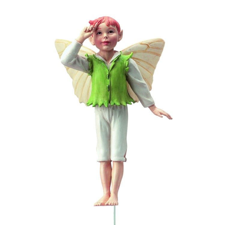 Fiebiger Floristik 216926-050 Фигурка декоративная, цветочный эльф "Лук-Порей"