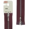 Riri 3301120/90/2411 Молния металлическая, разъемная, 2 замка, 4 мм, 90 см, бордовый