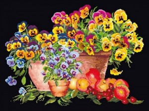 Thea Gouverneur 2083.05 Pansies (Анютины глазки)