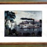 Набор для вышивания Currier and Ives 2407 "Rounding a Bend" on the Mississippi. The parting Salute (За поворотом на Миссисипи. Прощальный салют)