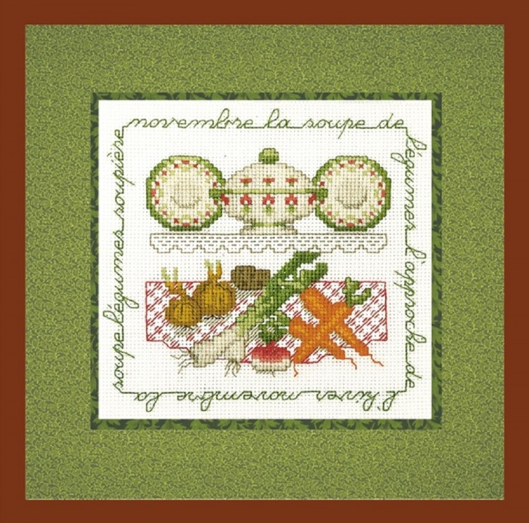 Набор для вышивания Le Bonheur des Dames 2237 La Soupe De Legumes (Овощной суп)