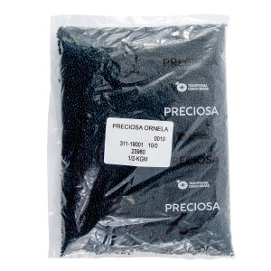 Preciosa Ornela 311-19001-10/0-23980 Черный непрозрачный бисер 10/0 500 г
