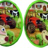 HKM 32435SET/S Термоаппликации "На ферме " корова и птичка