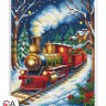 Набор для вышивания Collection D'Art BC8144 Новогодний экспресс