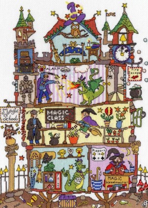 Bothy Threads XCT31 Cut Thru Magic School (Школа волшебников)