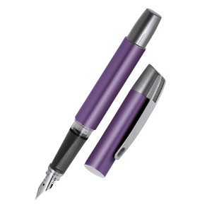 Online 61314/3D Ручка перьевая "Campus", размер пера M, корпус лиловый с серым