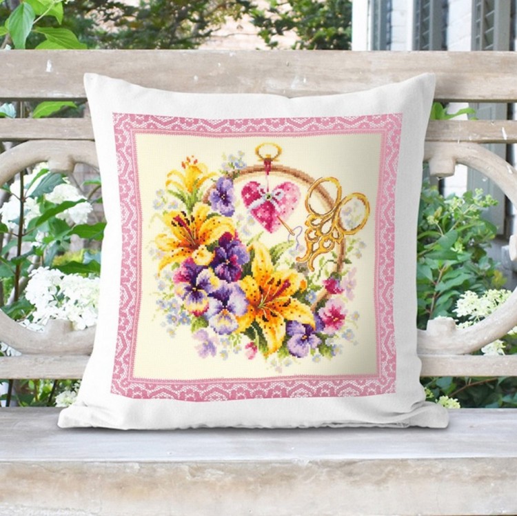 Набор для вышивания Чудесная игла 100-121 Лилии для рукодельницы