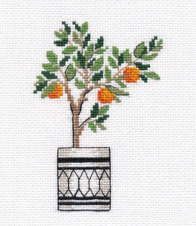 Набор для вышивания Овен 1487 Апельсиновое дерево