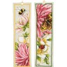 Набор для вышивания Lanarte PN-0221308 Закладка "Pink Silk Dahlia" (Розовый шелковый георгин) 2 шт.