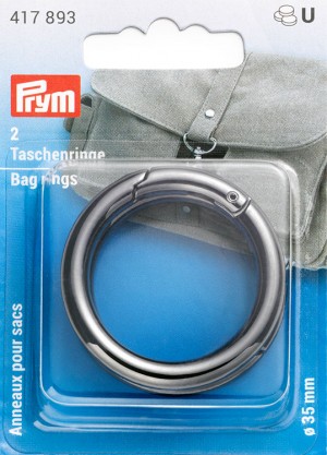 Prym 417893 Кольца для сумок, диаметр 35мм