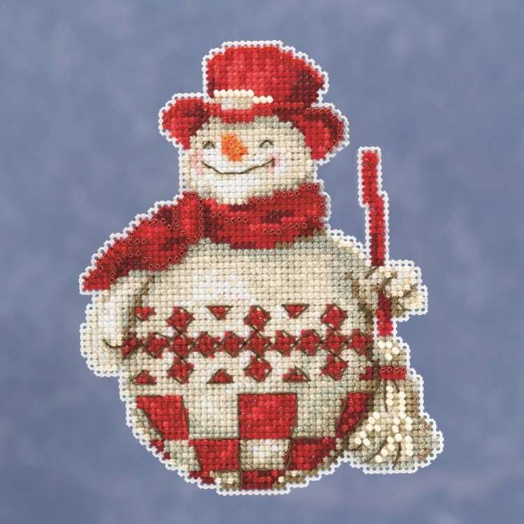 Набор для вышивания Mill Hill JS201916 Nordic Snowman (Снеговик с севера)