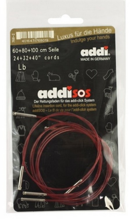 Addi 768-7/000 Набор дополнительных лесок addiSOS 60, 80, 100 см к AddiClick