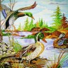 Collection D'Art 11535 Ткань с рисунком для вышивания