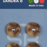 Sandra CARD130 Пуговицы, коричневый