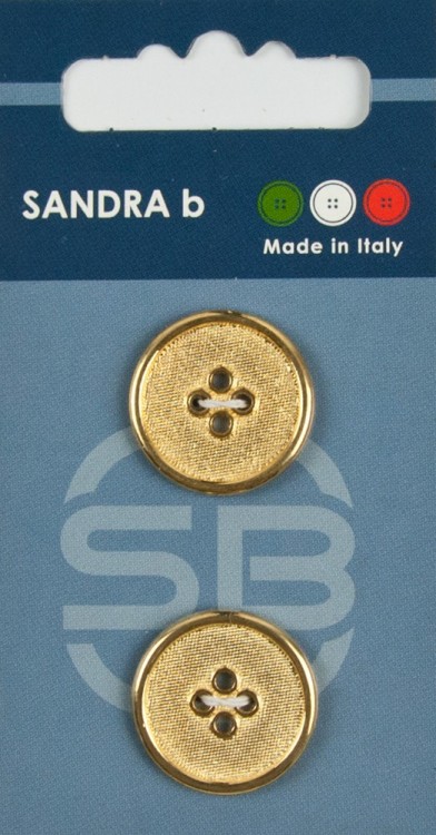 Sandra CARD230 Пуговицы, золотой металлик