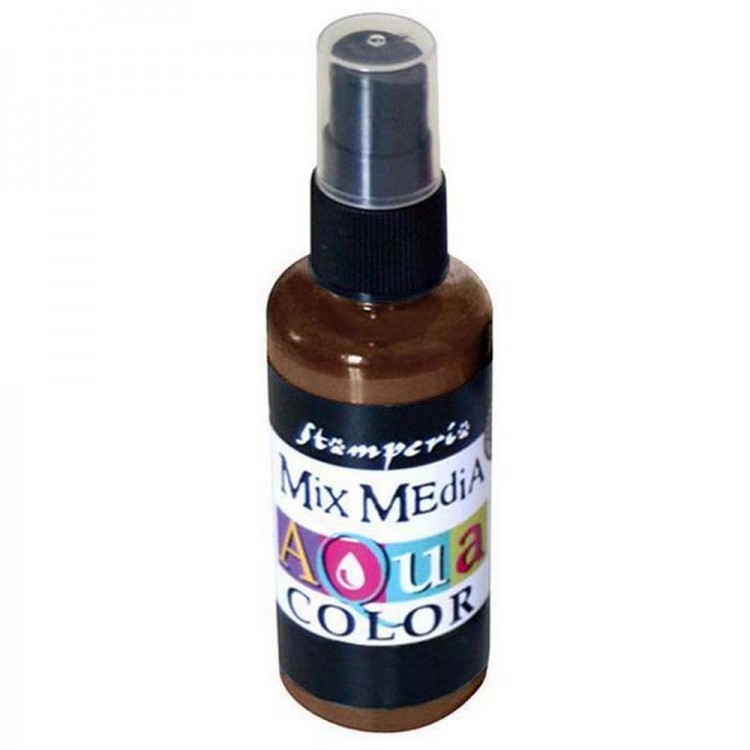 Stamperia KAQ004 Краска - спрей Aquacolor Spray Коричневая 60 мл