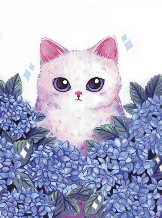 Kawaii! Рисуем маркерами: Более 20 милых образов! (бирюзовая)