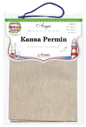 Permin 357/50/50 Канва Aida 14ct - отрез 50 x 65 см